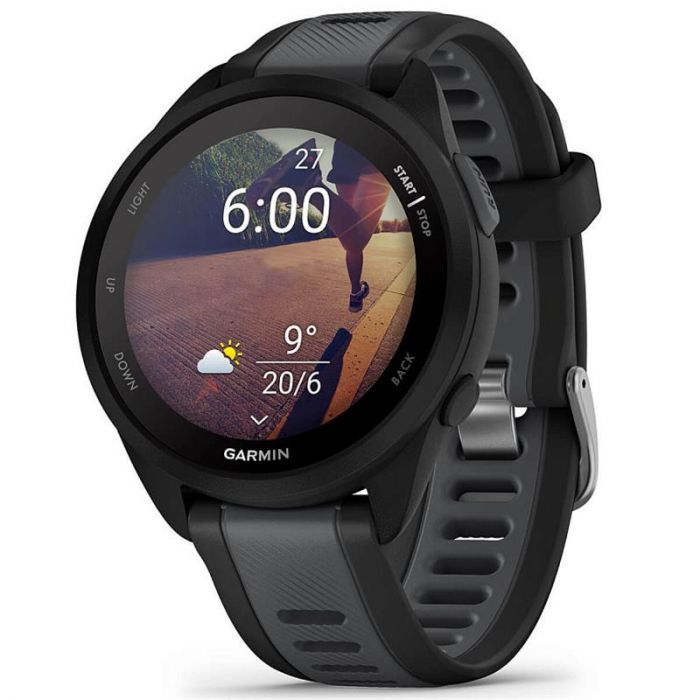 Смарт-годинник Garmin Forerunner 165 Black/Slate Gray (010-02863-A0)