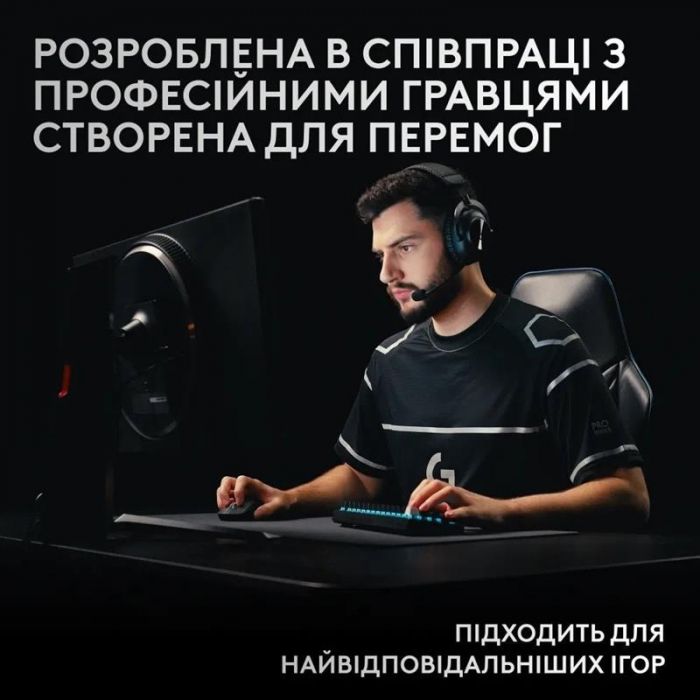 Клавiатура Logitech G PRO X 60 TKL GX Optical Black Tactile (920-011911)