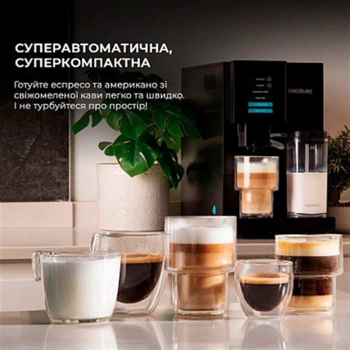 Кавомашина Cecotec Cremmaet Compactccino Black-Silver (CCTC-01800)