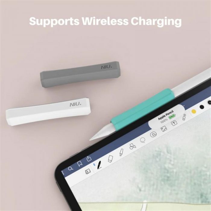 Чохол Goojodoq Capture для стилуса Apple Pencil 3 2 1 Gen 3шт White/Pink/Green (1005004066236161WPG)