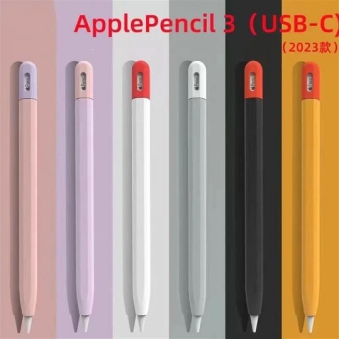 Чохол Goojodoq Matt 2 Golor для стилуса Apple Pencil 3 Pink/Purple (1005006499420844PIP)