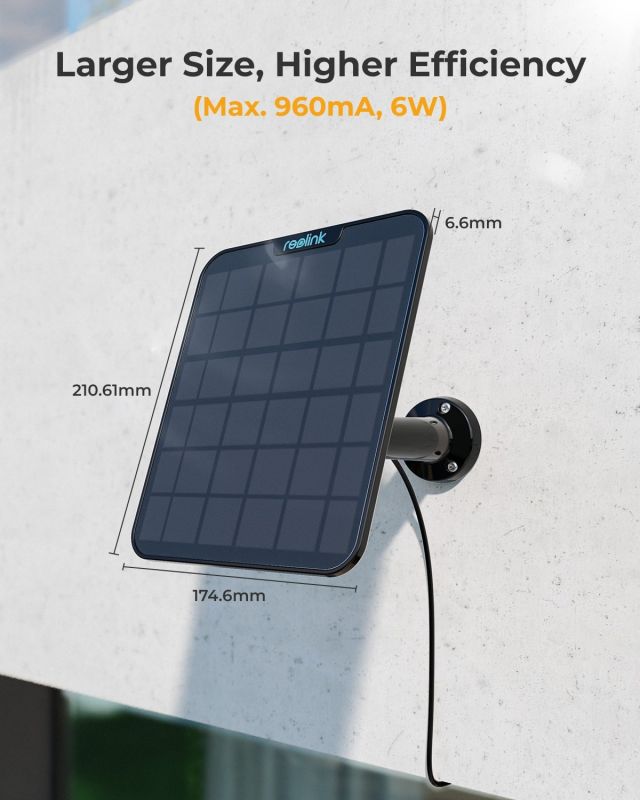 Сонячна панель Reolink Solar Panel 2 Black