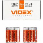 Батарейка Videx Super Heavy Duty Shrink AAA/R3 60шт/уп