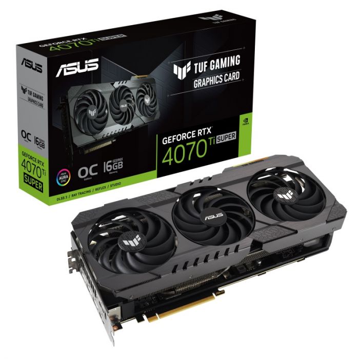 Відеокарта GF RTX 4070 Ti Super 16GB GDDR6X TUF Gaming OG OC Asus (TUF-RTX4070TIS-O16G-OG-GAMING)