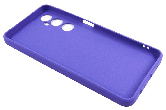 Чохол-накладка Dengos Carbon для Realme C65 Violet (DG-TPU-CRBN-198)