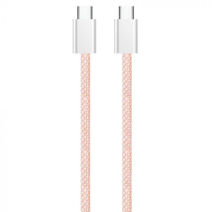 Кабель ColorWay USB Type-C + USB Type-C (M/M), 3.0 А, 1 м, Pink (CW-CBPDCC061-P)