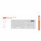Клавіатура бездротова 2E KS270 WL/BT EN/UKR Silver/White (2E-KS270WBWH_UA)