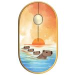 Миша бездротова 2E MF300 Capybara Sunset Silent WL BT Yellow (2E-MF300WCAPIBARAYW) 