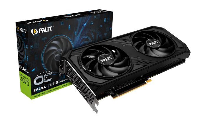 Відеокарта GF RTX 4070 12GB GDDR6 Dual OC Palit (NE64070S19K9-1048D)