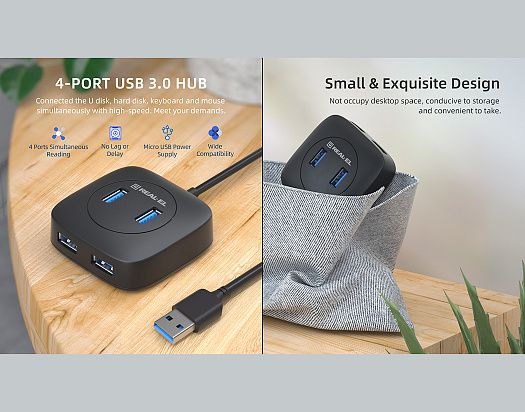 USB-хаб REAL-EL HQ-187 4 ports