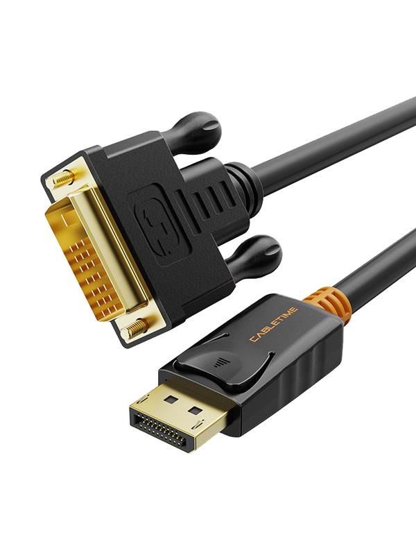 Кабель Cabletime DisplayPort - DVI (M/M), 1.8 м (CD34K)