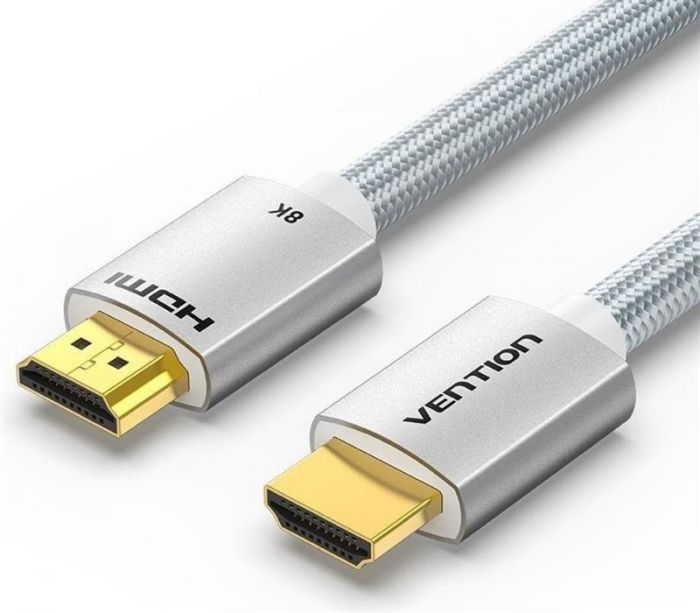 Кабель Vention HDMI - HDMI V 2.1 (M/M), 1 м, Silver (ALCIF)