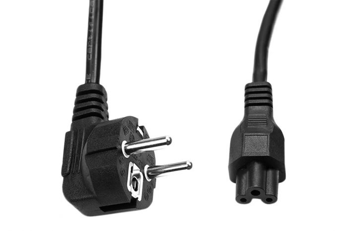 Кабель живлення 1stCharger 220В CEE 7/7 - IEC C5 real 3*0.75mm3 CU 1,5м (PC-186-5075CU)