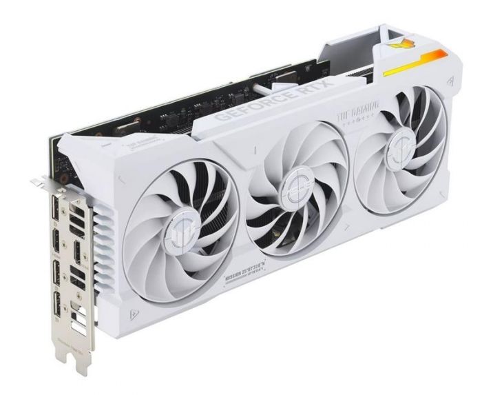 Відеокарта GF RTX 4070 Ti Super 16GB GDDR6X TUF Gaming BTF White Asus (TUF-RTX4070TIS-16G-BTF-WHITE)