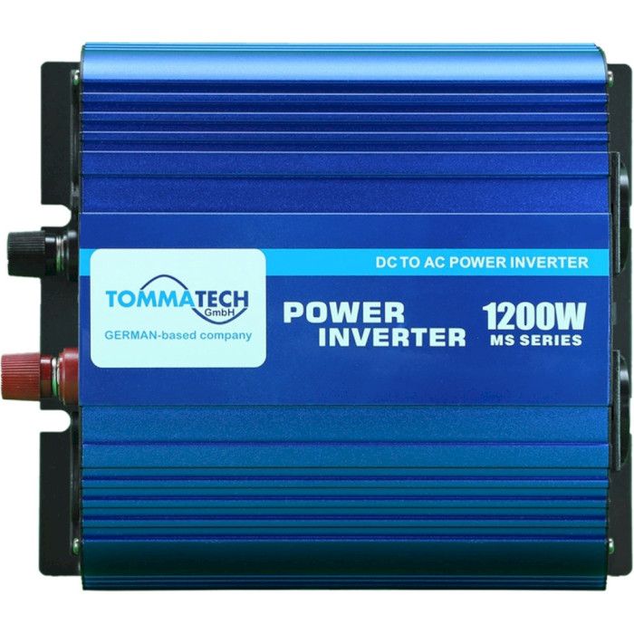 Інвертор напруги TommaTech MS-1200, 12V/220V, 1200W (MS-1200/29445)