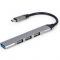 USB-хаб Gembird USB Type-C 4-в-1 (UHB-CM-U3P1U2P3-03)