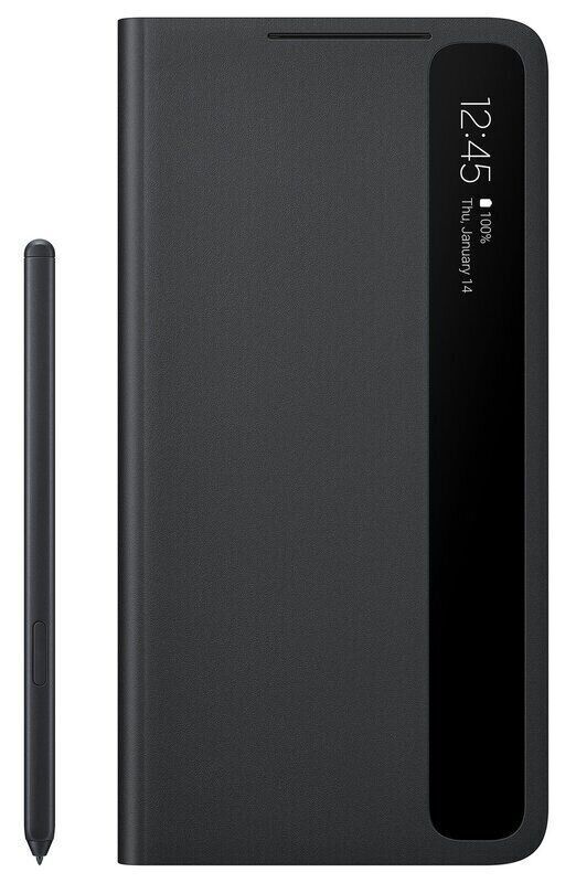 Чохол-книжка Samsung Smart Clear View Cover with S Pen для Samsung Galaxy S21 Ultra SM-G998 Black (EF-ZG99PCBEGRU)