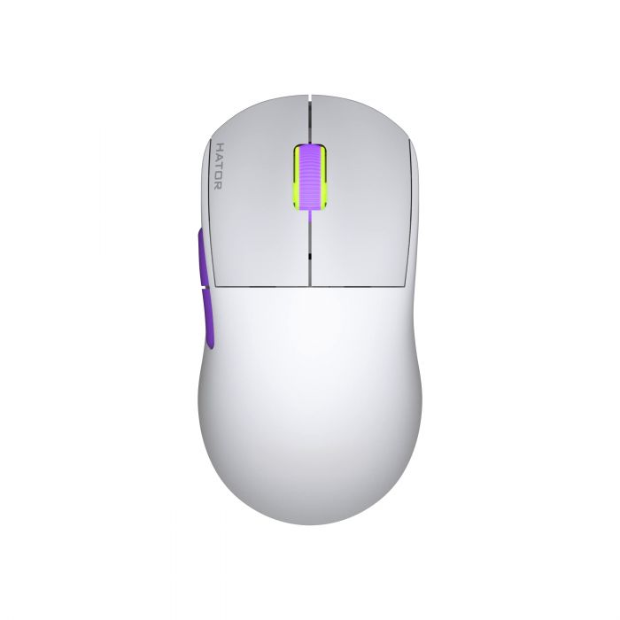 Миша бездротова Hator Quasar 2 Ultra 4K Wireless White/Lilac (HTM571WL)