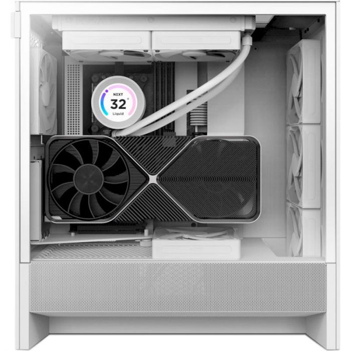 Корпус NZXT H5 Flow White (CC-H52FW-01) без БЖ