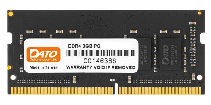 Модуль пам`ятi SO-DIMM 8GB/3200 DDR4 Dato (DT8G4DSDND32)