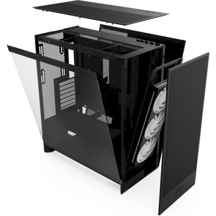 Корпус NZXT H7 Flow Black (CM-H72FB-01) без БЖ