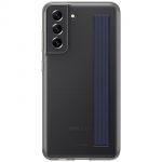 Чохол-накладка Samsung Clear Strap Cover для Samsung Galaxy S21 FE SM-G990 Dark Gray (EF-XG990CBEGRU)