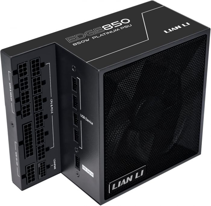 Блок живлення Lian Li EDGE850, 80 Plus Platinum, Black, EU Cord (G9P.EG0850.BE00.EU)