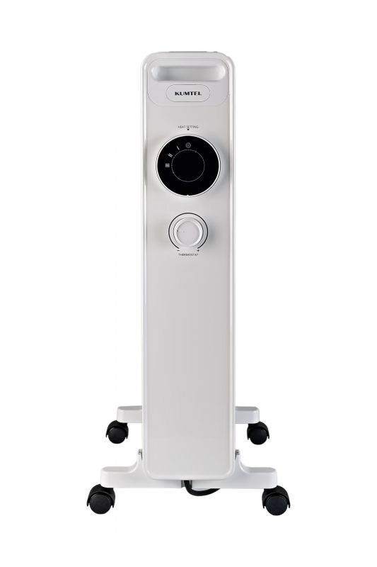 Масляний радіатор Kumtel KUM-1230S White