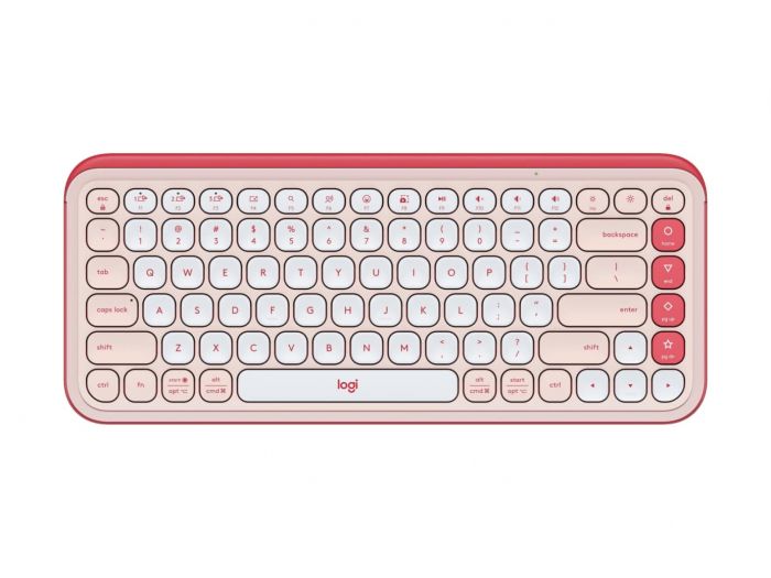 Клавiатура бездротова Logitech Pop Icon Keys Rose (920-013073)