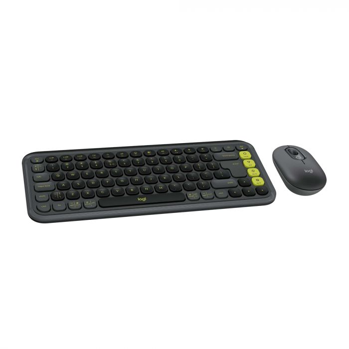 Комплект (клавіатура, миша) бездротовий Logitech Pop Icon Combo Graphite (920-013156)