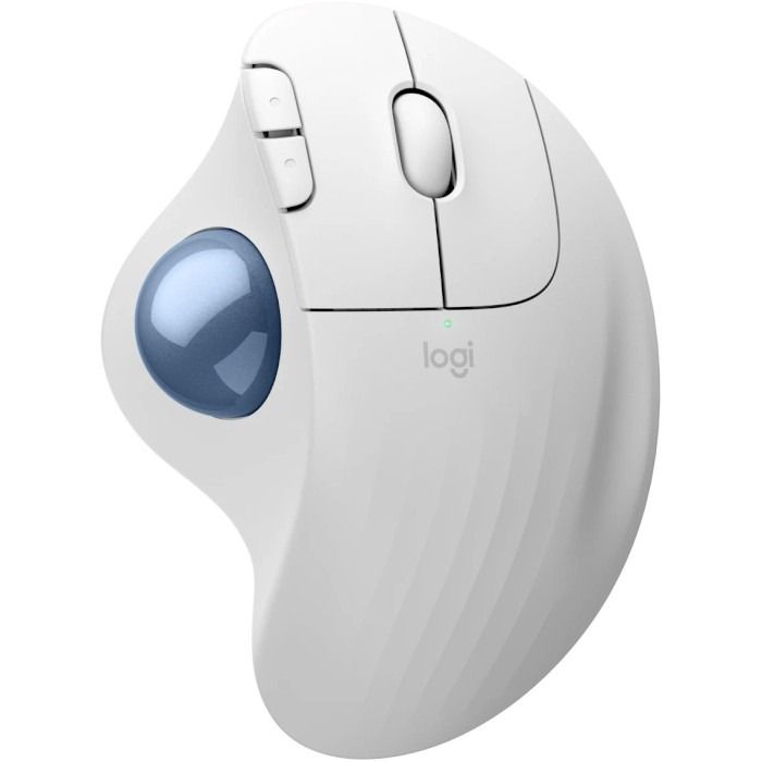 Миша бездротова Logitech Ergo M575S Off-White + Blue Ball (910-007030)