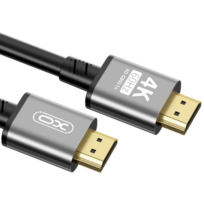 Кабель XO (GB017A-HDMI.tranish) HDMI-HDMI V.2.0, 3м Tranish