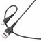 Кабель SkyDolphin S66T USB - USB Type-C (M/M), 1 м, Black (SDUSB-000650)