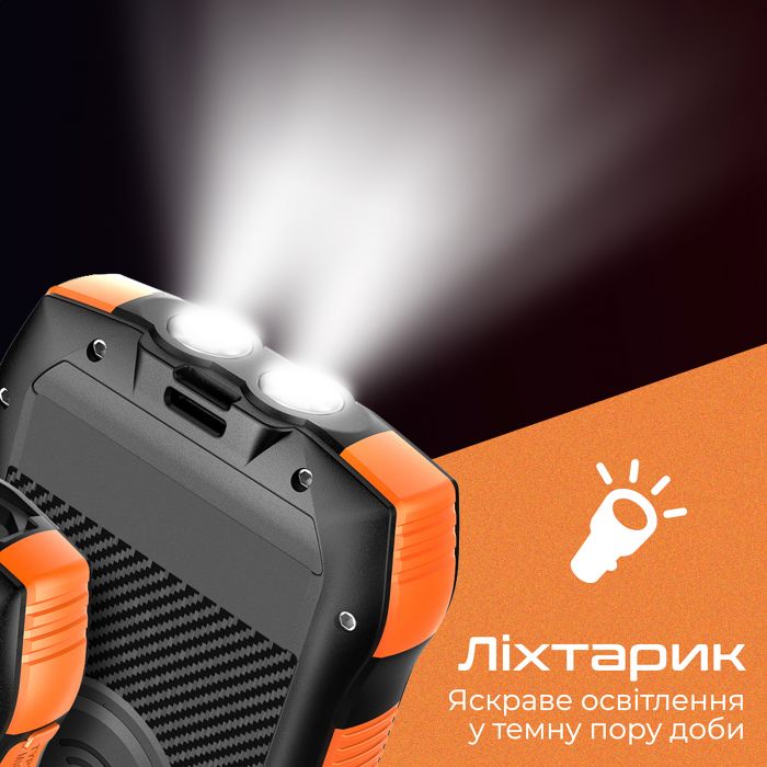 Універсальна мобільна батарея Promate SolarTank-20PDQI 20W 20000mAh Black 