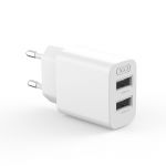 Мережевий зарядний пристрій XO L109 (2USB, 2.4А) White (L109.white)