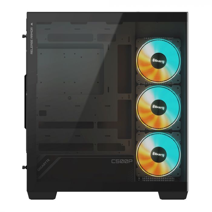 Корпус Gigabyte Aorus C500 Panoramic Stealth Tempered Glass Black без БЖ (GB-C500P ST)