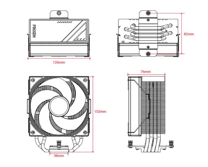 Кулер процесорний ID-Cooling Frozn A410 SE ARGB