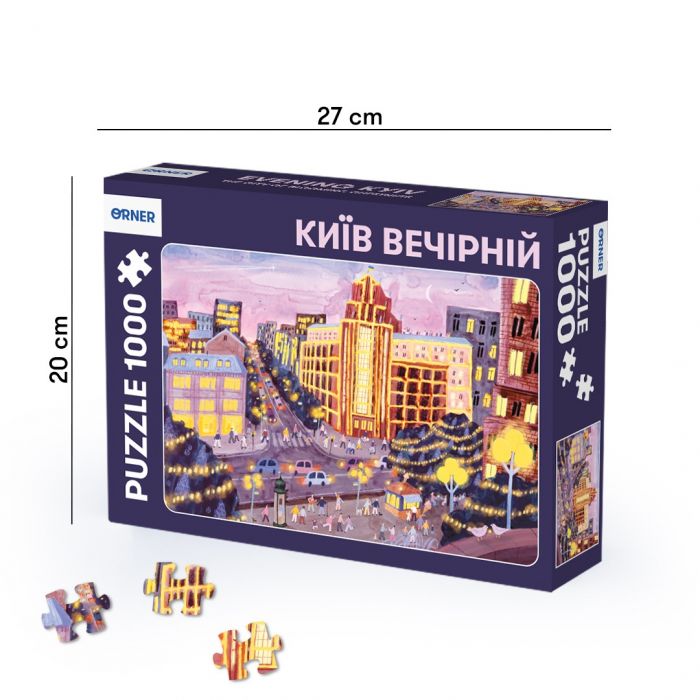 Пазл Orner Київ вечірній 1000 елементів