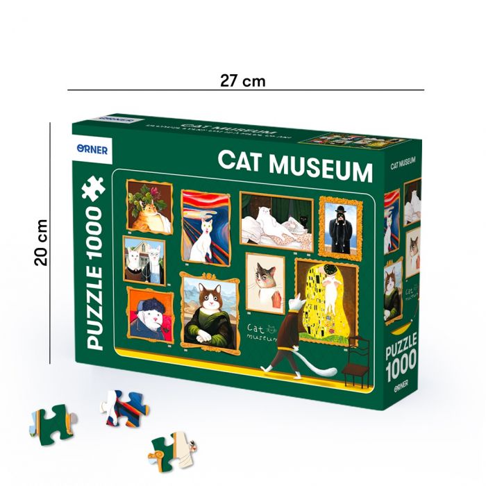 Пазл Orner Котячий музей 1000 елементів