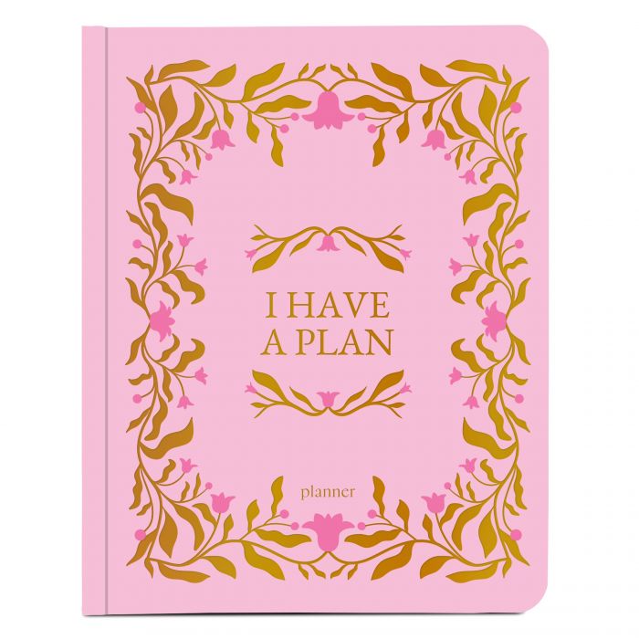 Планер Orner I have a plan, рожевий з плетінням (orner-2737)