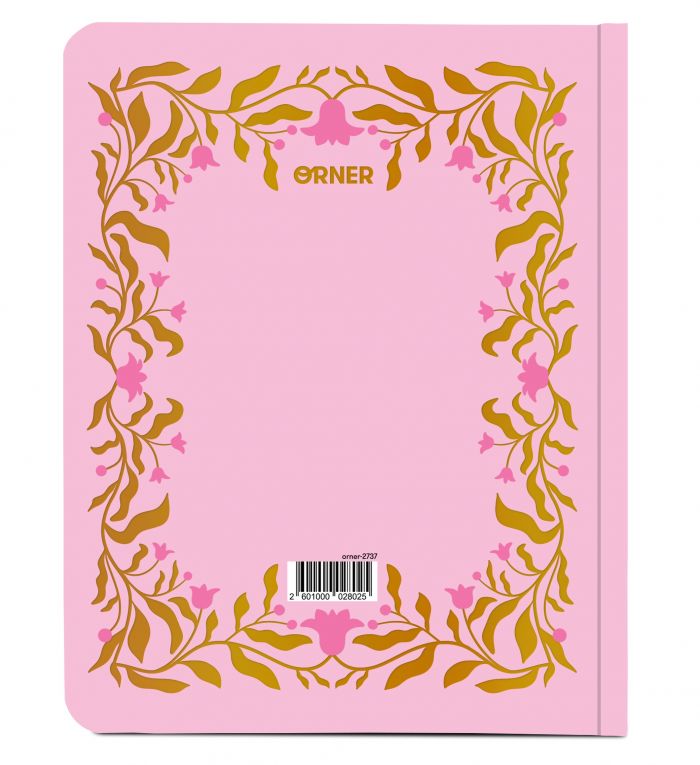 Планер Orner I have a plan, рожевий з плетінням (orner-2737)