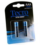 Батарейка Tecro Extra Energy Alkaline AAA/LR03 BL 2 шт