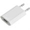 Мережевий зарядний пристрій Apple iPod/iPhone (1USBx1A) 1000mAh White (D02089)