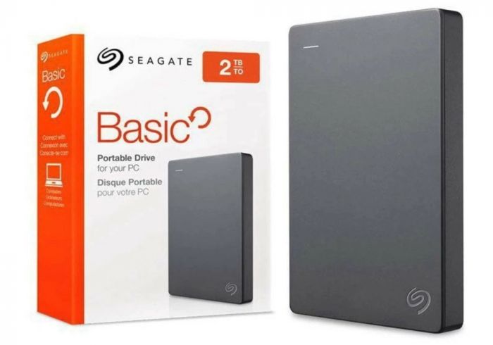 Зовнішній жорсткий диск 2.5" USB 2.0TB Seagate Bacis Black (STJL2000400)