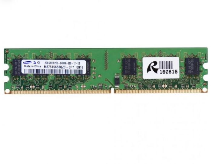 Модуль пам`яті DDR2 2GB/800 Samsung (M378B5663QZ3-CF7/M378T5663QZ3-CF7) Refurbished