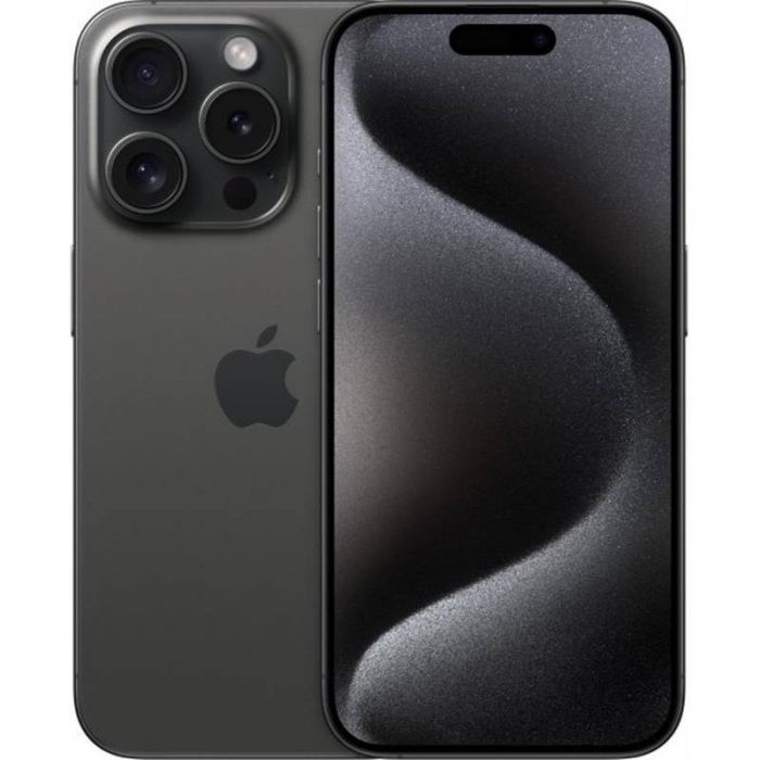 Смартфон Apple iPhone 15 Pro 256GB e-Sim Black Titanium (Відновлений / Близький до ідеального)