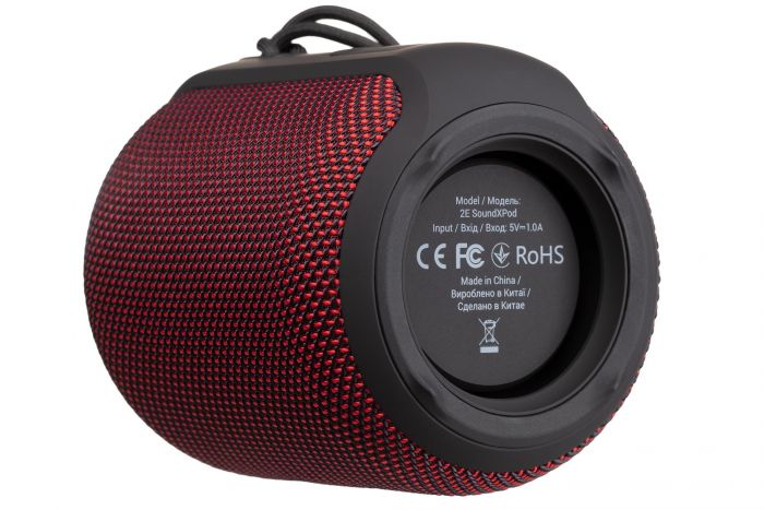 Акустична система 2E SoundXPod TWS MP3 Wireless Waterproof Red (2E-BSSXPWRD)