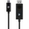 Кабель 2E Displayport - USB Type-C (M/M), 1 м, Black (2E-W1402)