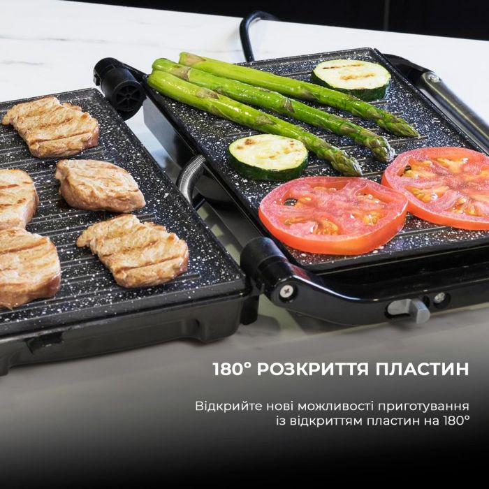 Гриль Cecotec Rock`nGrill 750 Full Open CCTC-03011 (8435484030113)