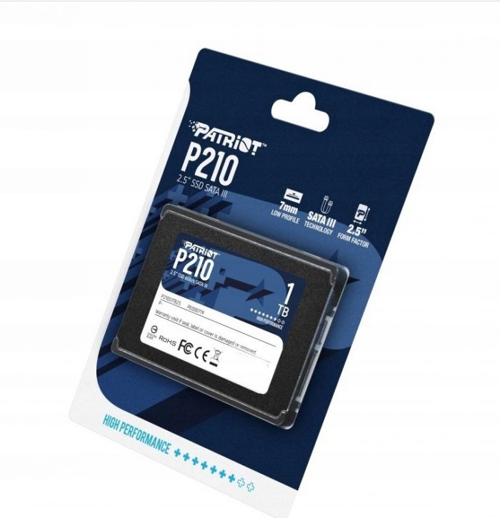 Накопичувач SSD 1TB Patriot P210 2.5" SATAIII TLC (P210S1TB25)